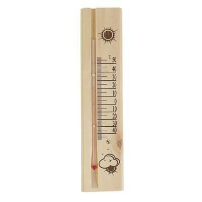 Термометр ТБ-208 "Универсальный" деревянный (t -40 + 50 С) в пакете