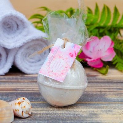 Бомбочка для ванны из персидской соли "В этот чудесный день" с эфирным маслом ванили 140 гр