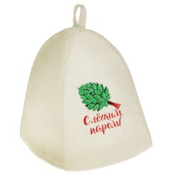 Шапка SL банная "С легким паром!"