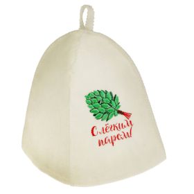 Шапка SL банная "С легким паром!"