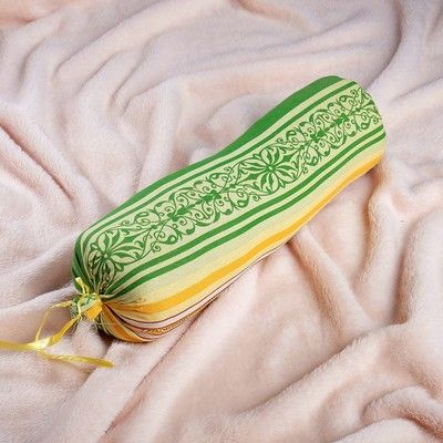 Валик с лавандой и стружкой можжевельника, 10×35 см, микс