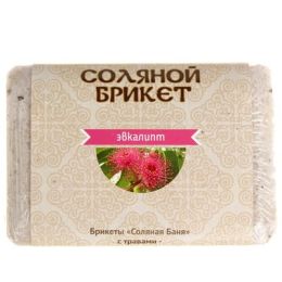 Соляной брикет с листьями эвкалипта 1,35 кг