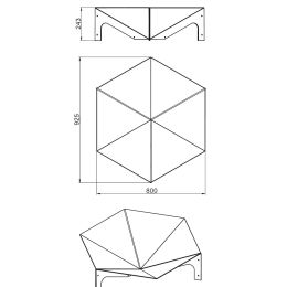 Костровая чаша №3 Везувий