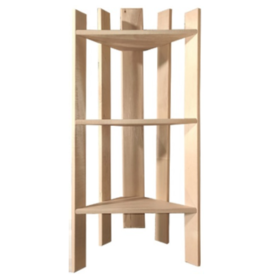 Полка SL "Угловая", 3 яруса, липа