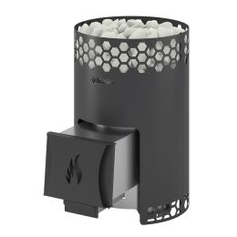 Печь для бани Везувий "Чёрная Пчёлка 20" НЕРЖ.