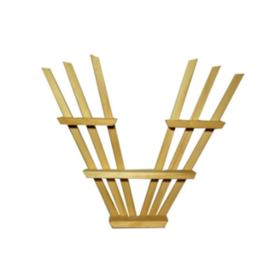 Полка SL "Веерная",  липа