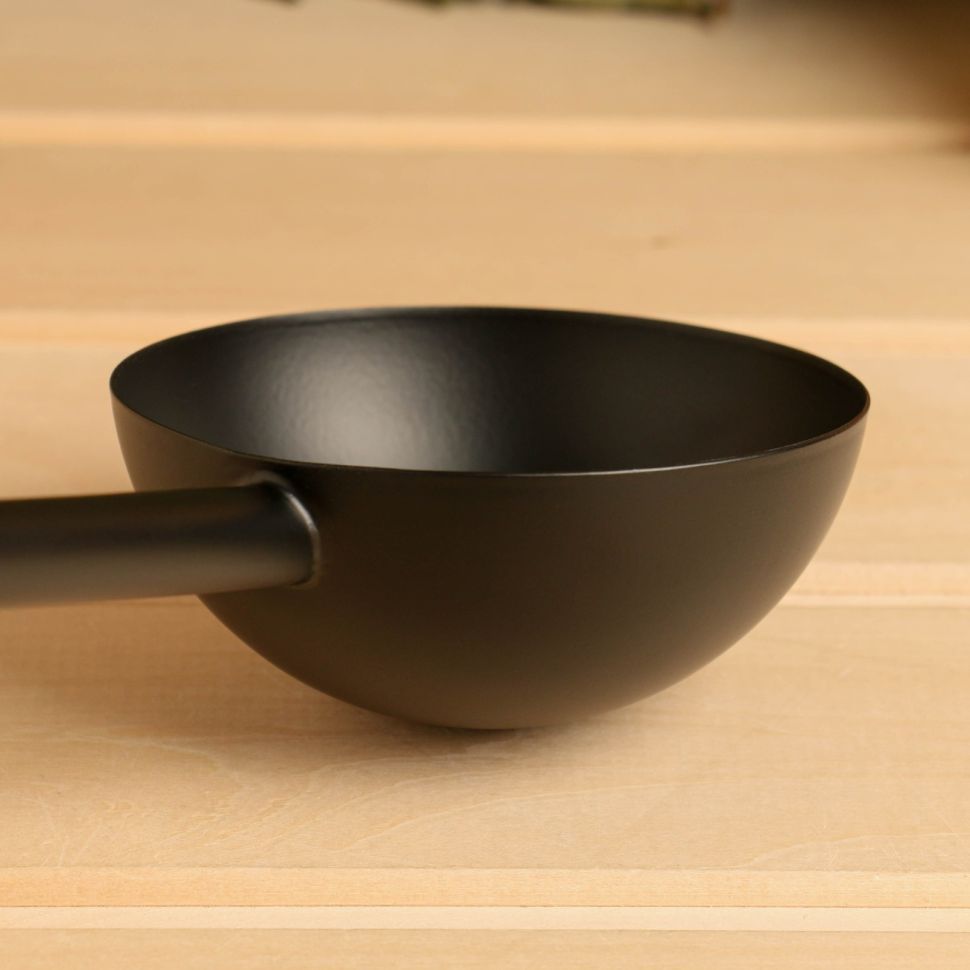 Ковш SL из стали, 0,2 л., черный