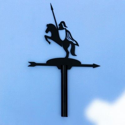 Флюгер "Рыцарь с копьем" малый 15х25см