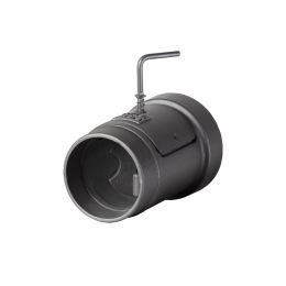 Стартовый дымоход 115-136 с ревизией и шибером PROMETALL