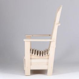 Кресло из липы к набору "Дачный" с выдвижным ящиком 124х65х63 см