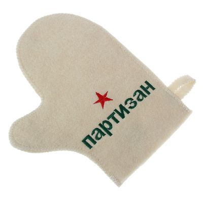 Варежка банная "Партизан"