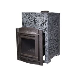 Печь банная "Атмосфера XL" в облицовке Пироксенит Элит