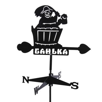Флюгер "Для Бани",  500х460мм