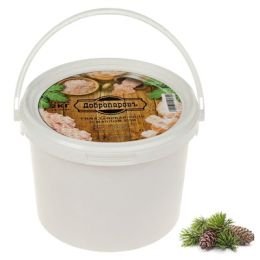 Соль гималайская розовая "Добропаровъ" с маслом ели, галька, 50-120мм, 2 кг