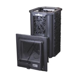 Печь "Сталь-Мастер HARD" "Хохлома" 20L Панорама