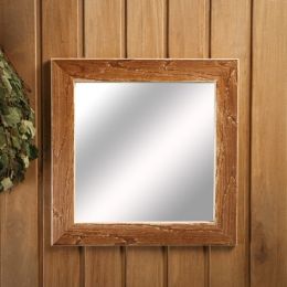 Зеркало настенное "Старина" для бани, 38×38 см