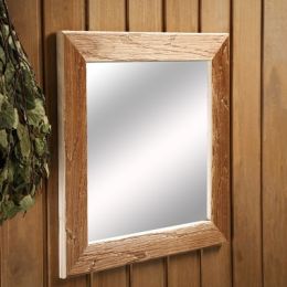 Зеркало настенное "Старина" для бани, 38×38 см