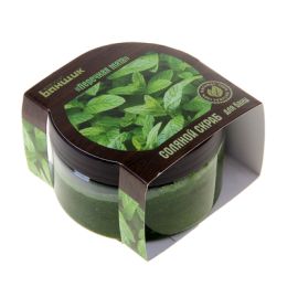 Скраб для бани соляной Перечная мята 270г