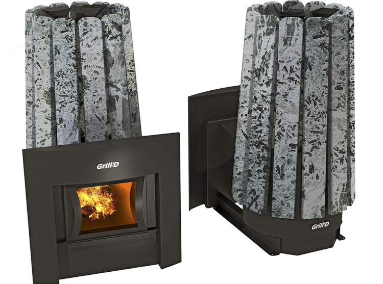 Печь для бани Grill’D Cometa Vega 180 Window Stone