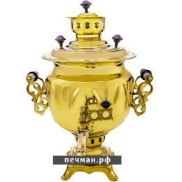 Самовар жаровой на дровах 2,5 л «Круглый»
