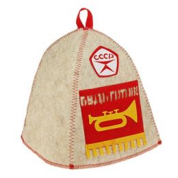 Набор банный "Будь готов!" (шапка, рукавица, коврик)