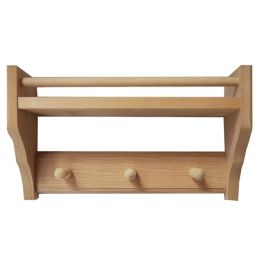 Полка Cooper 1 уровень 3 крючка, ольха