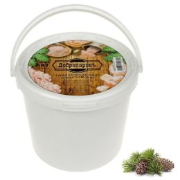 Соль гималайская розовая "Добропаровъ" с маслом ели, галька, 50-120мм, 5 кг