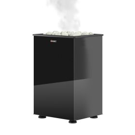 Электрокаменка EVEREST Черный Кристалл с парогенератором 9кВт (Black Crystal Steam S90)
