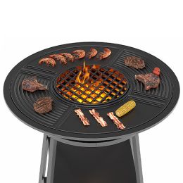 Чугунный Fantastic Grill Везувий Ø 700 (чаша+подставка+плита Gurman Ø700+крышка)