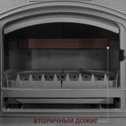 Печь-камин Везувий KZ-14Р "Антрацит"