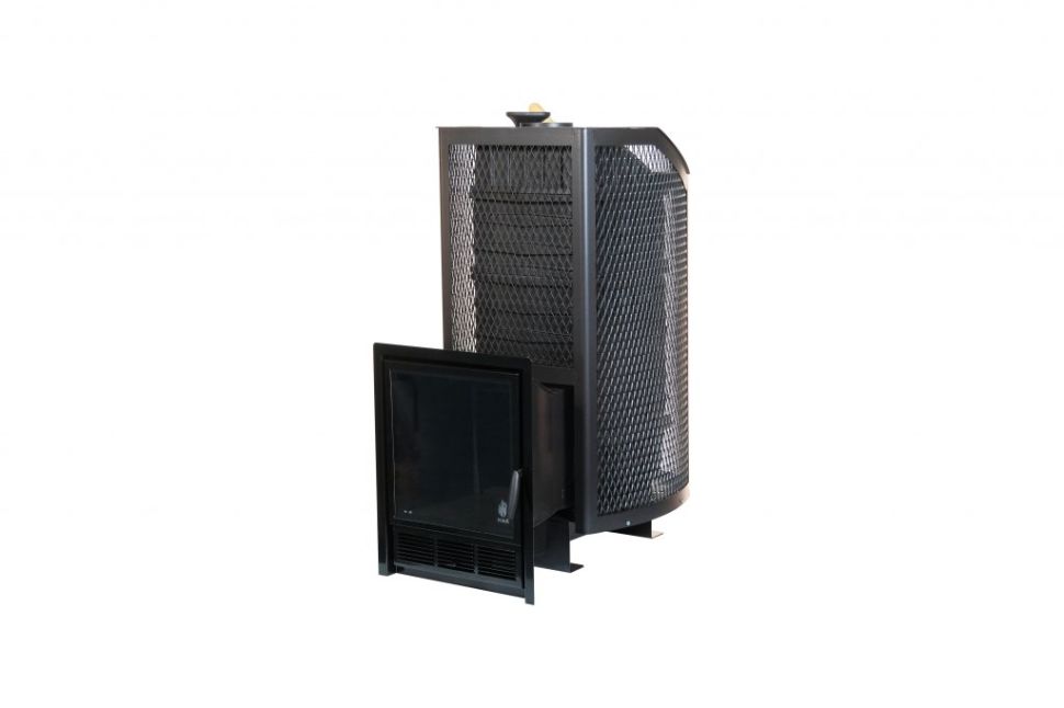 Печь банная чугунная "Амур-ПРО" с закрытой каменкой