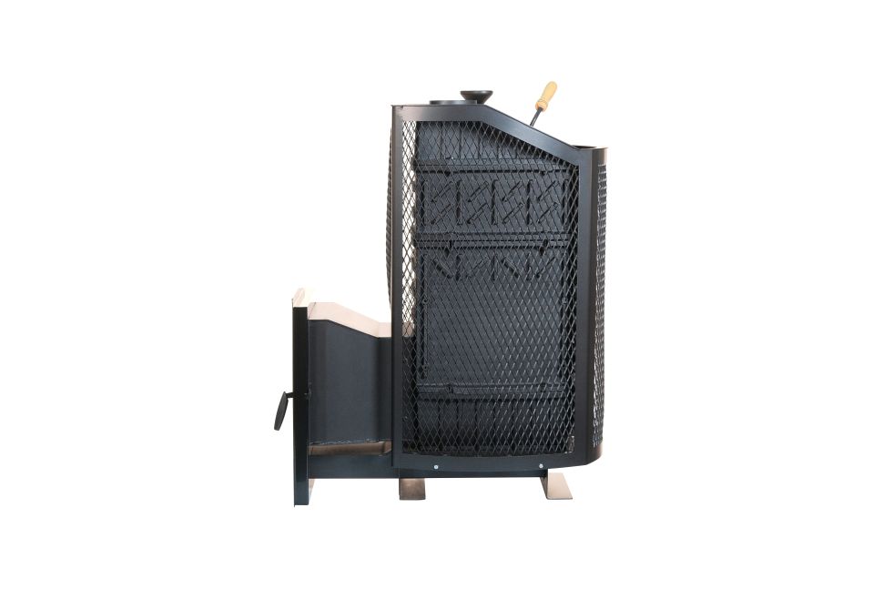 Печь банная чугунная "Амур-ПРО" с закрытой каменкой