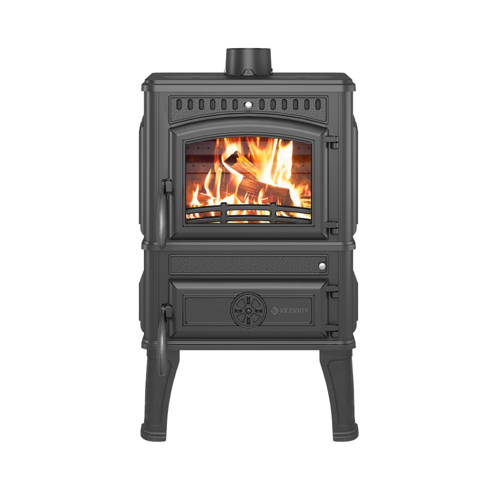 Печь-камин Везувий LV-12РS "Антрацит"