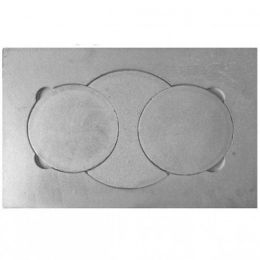 Плита с двумя отверстиями для конфорок П2-7Д (Р)