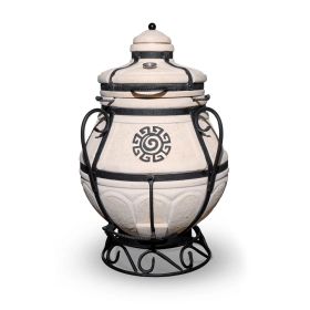 Тандыр Амфора Аладдин Mini с поворотной крышкой (в комплекте с подставкой под тандыр)