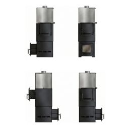 Печь банная ПароМан 6 ЗК 30, бак 100, дверца со стеклом