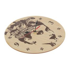 Часы банные "Время париться" девушка, Ø25 см