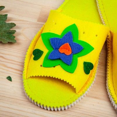 Тапки для сауны Букет  микс