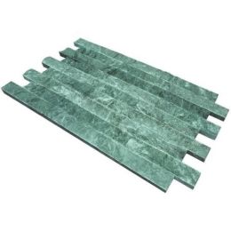 Плитка облицовочная Рваный камень Змеевик 200*40*20