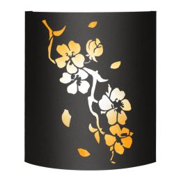 Абажур угловой Везувий BLACK тип 6 "Сакура"