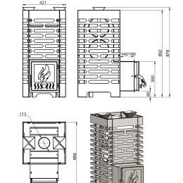 Печь для бани Aston 20
