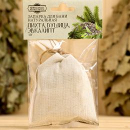 Запарка для бани Пихта, Эвкалипт, Душица