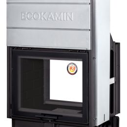 Каминная топка Экокамин ВЕГА 800 TB туннельная черный шамот