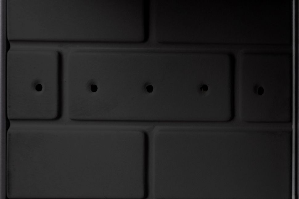 Каминная топка Экокамин ВЕГА 800 TB туннельная черный шамот
