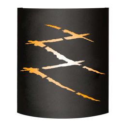 Абажур угловой Везувий BLACK тип 9 "Молния"
