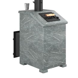 Печь для бани Везувий Легенда Ретро (505) в облицовке Талькохлорит "Президент" 