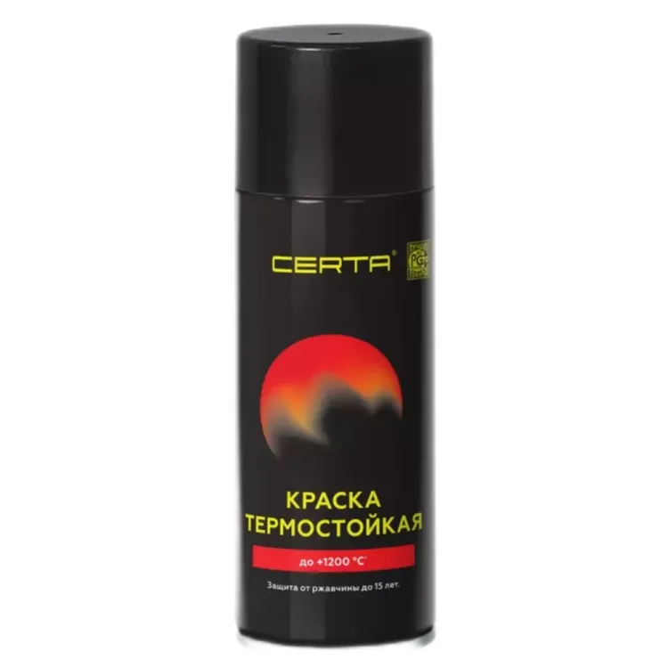 Термостойкая краска Certa аэрозоль 520 мл