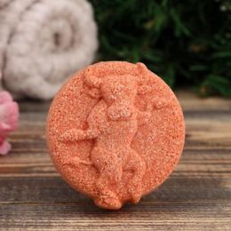Шипучая бомбочка Коровка аромат яблоко, корица