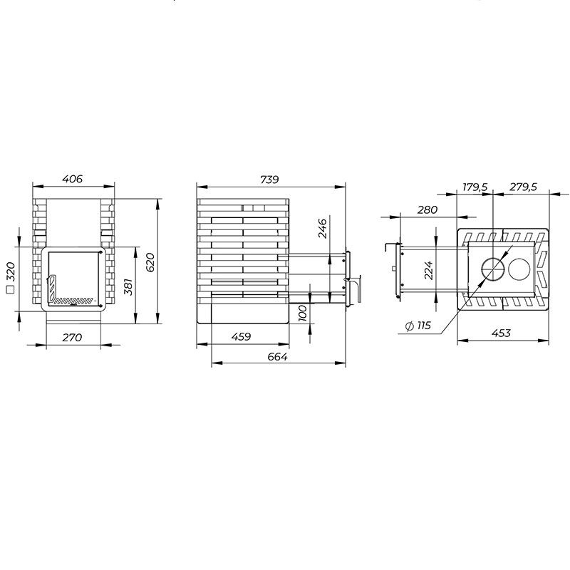 Печь для бани РАДА Терма 4 16L