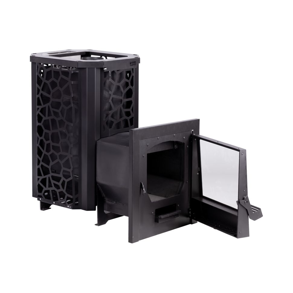 Печь банная Сталь - Мастер HARD Саванна 20L Панорама